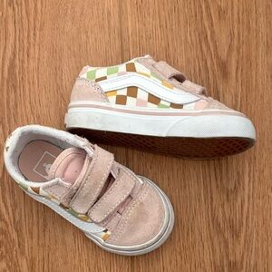 Vans Kids' Pink and Brown Sneakers